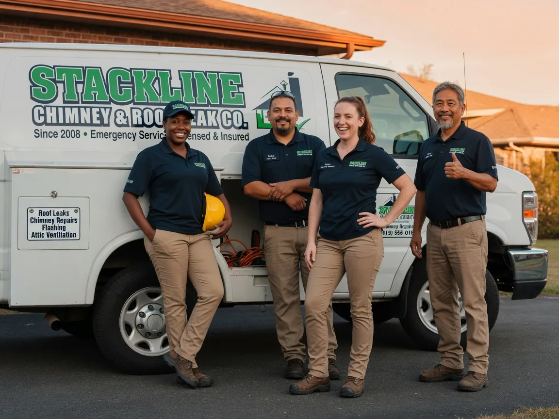 Chimney flashing repair company in Evans, WV